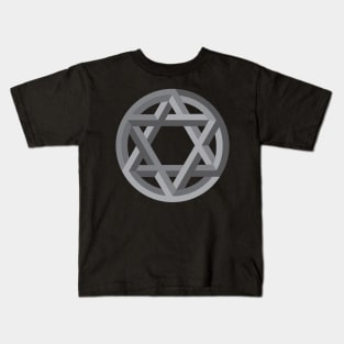 Impossible Star in Circle geometry Kids T-Shirt